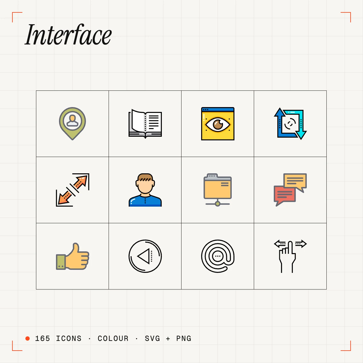 Interface Colour Icons