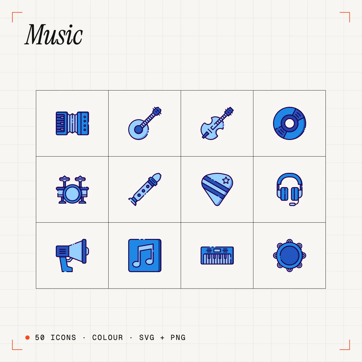 Music Colour Icons Vol. 1