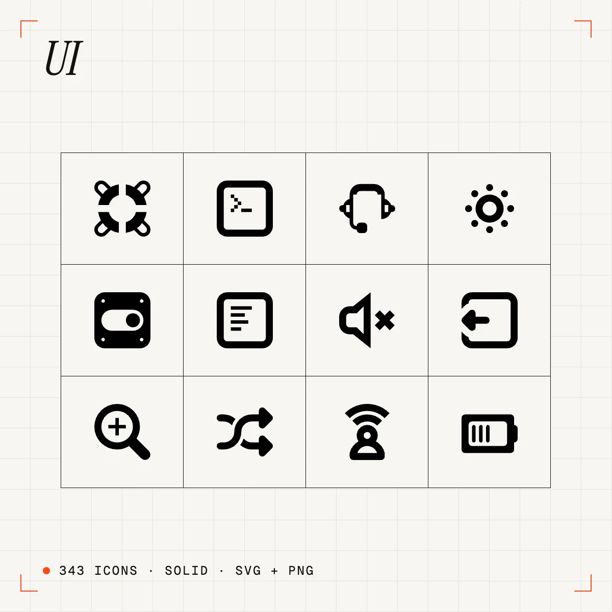 UI Solid Icons