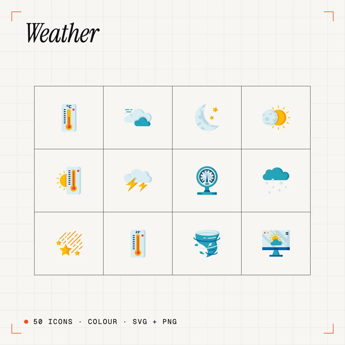 Weather Colour Icons